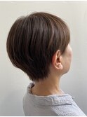 上品ショート×大人のファッションカラー