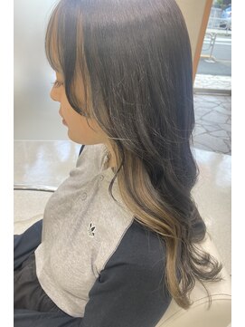 サユリ 高尾(SAYURI) インナーカラー*ベージュカラー