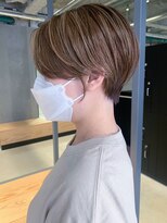 アイティーバイアルバム 藤沢店(IT by ALBUM)&nbsp;ハンサムショート_マチルダボブピンクベージュ_ba458271