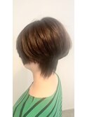 後頭部ボリューム感アップボブ