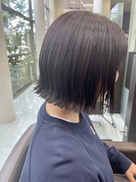 エーピーヘアー シエル クローネ(AP Hair Ciel Krone) ぱつっとボブスタイル