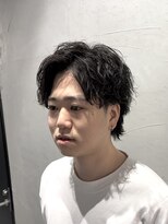 ガオプロデュースバイレボ(gao produced by revo)&nbsp;【曽我尾真生】波巻きパーマ/センターパート/ウルフパーマ