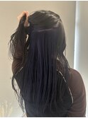 福井 大和田 インナーカラー パープルカラー 隠れるインナー