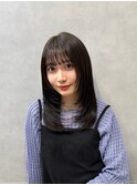 20代/30代/40代/ミディアム/レイヤー/小顔カット/ウルフ