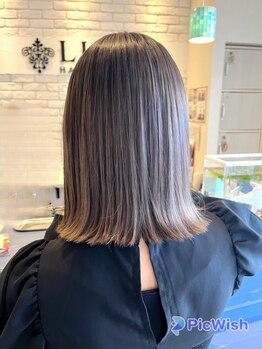 リザ ヘアー サロン 大谷 なんごう店(LIZA hair salon)の写真/透明感カラーと言えば“アディクシー”で決まり☆ダメージレスLIZAカラーで光に透けて輝く華やかな旬色へ♪