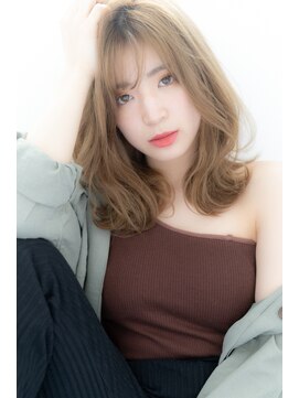 美容室エール アネックス(ANNEX) 大人ミディアムスタイル