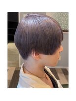 ランソ(RUNSO)&nbsp;韓国マッシュ×ヴァイオレットダークアッシュカラー