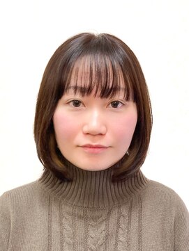 黄ぐまくん美容室 ミディアム　レイヤー