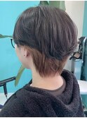 インナーカラー/バイカラー/ハンサムショート/エンドカラー