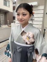 トエカグヤヒメ(toe kaguyahime) 卒業式ヘアセット