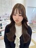 【ブリーチなしで透明感UP】カット+ブリーチなしダブルカラー+潤いTR ￥11000