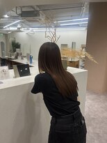 ピシェ ヘア デザイン(Piche hair design)&nbsp;くびれヘア/アプリコットオレンジ/ハイライトカラー/赤池