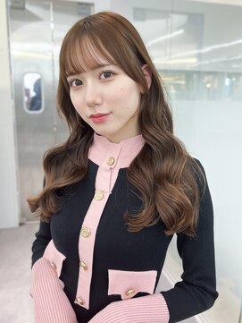 アルバム 渋谷パルコ(ALBUM) ロング顔周りレイヤー韓国ヘアおくれ毛_F50123