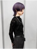 mash/むらさき 裾カラー マッシュ