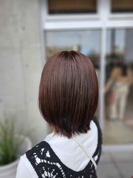 オーガニック ライフ 若葉 鶴ヶ島(organic+life) 透明感◎ブリーチなしハイライトミディ