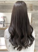 透明感カラー 赤み除去 オリーブグリーン 【肥田亜沙美】