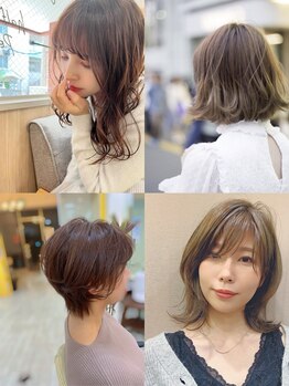 季節やライフスタイルに合わせたカラー提案が◎理想のカラーを叶えてくれる☆透明感やツヤ感もUP♪