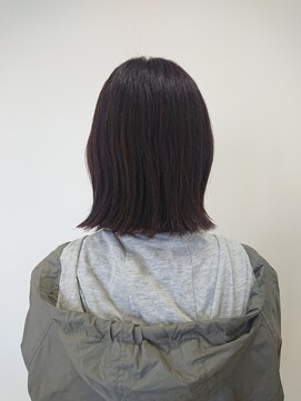 ポノヘアー美容室(pono hair) 【pono hair】切りっぱなしダークカラーロブ