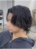 ニュアンスサーフカールパーマアクティブショートラルフサーフ