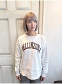 ケアブリーチ☆色が抜けても可愛いカラー♪似合わせカット☆