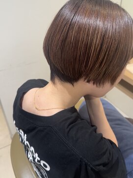 アース 高円寺店(HAIR & MAKE EARTH) 艶髪ショートヘア《@earth_aoyagi0415》