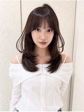 アイトーキョーエス 渋谷(AI TOKYO S) レイヤーカット/ブリーチなし/ココアブラウン/ニュアンス/渋谷