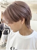 似合わせカット/センターパート/マッシュ/ダブルカラー