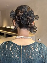 ロウROW)&nbsp;カチモリ ツイン シニヨン ヘアセット ヘアアレンジ タイトヘア