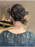 カチモリ ツイン シニヨン ヘアセット ヘアアレンジ タイトヘア