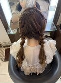 編み込みツイン
