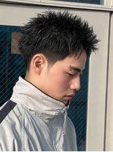 心斎橋 カイ(X)&nbsp;メンズ/メンズカット/スパイキーショート/眉カット/men's