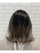 ビス ヘア アンド ビューティー 西新井店(Vis Hair＆Beauty) 大人かわいい/ミディアム/バレイヤージュ/ベージュカラー