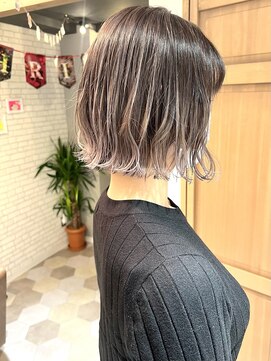 カルテット(Quartett) 【Quartett】大人可愛い切りっぱなしボブバレイヤージュ