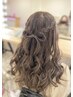 【9:00～11:00】《デートやパーティに》リボンハーフアップ￥3300→￥3000