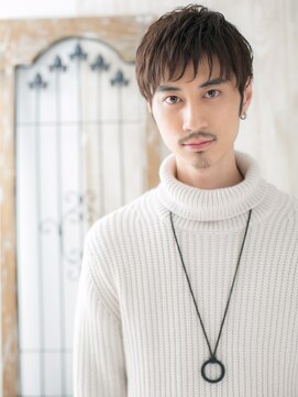 トニーアンドガイ メン 与野駅前店(TONI&GUY MEN) ベーシックショートウルフ×くせ毛風パーマb