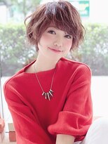 アグ ヘアー アシリ 千歳長都店(Agu hair asir) 《Agu hair》ウェットなふわくしゃショート