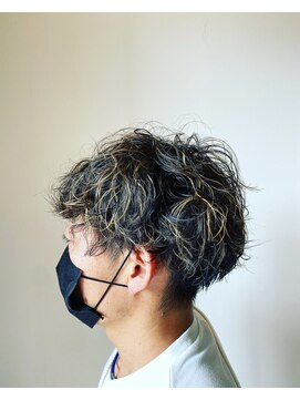 美容室 ウーヴリール(ouvrir) マッシュ×ハイライトカラー