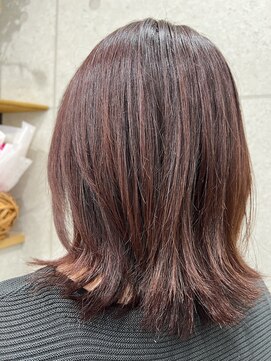 マアムジーコネクション(ma'am zee Connection.) 【ma'amZee conn五十嵐】大人ハイライト×艶ピンクカラー