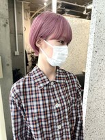 ラニヘアサロン(lani hair salon)&nbsp;【天神/大名】ピンクショート【ハイトーン】