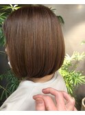 髪質改善トリートメント&シフォンボブ
