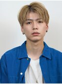 波巻き束感ショートツーブロックマッシュアップバングコンマヘア
