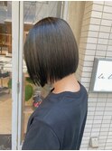 切りっぱなしボブ