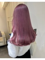 ベレーザ 渋谷(BELEZA)&nbsp;5304ベビーピンク艶髪ハイトーンカラーオンブレホワイトピンク