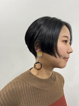 ピース ヘアーワーク(PEACE HAIR WORK) 甘すぎないフェミニンさがウリのハンサムショートヘア
