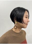 甘すぎないフェミニンさがウリのハンサムショートヘア