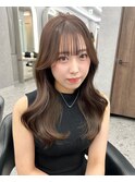 【福岡美容室/小山田】韓国ヘア×ブリーチなしベージュ