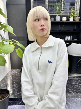 チュダック(ChuDuck) 韓国風《ブロンド》ハイトーン/ケアブリーチ/ダブルカラー