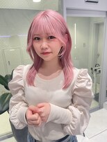 ヴァイス 新宿店(VAICE) ハイトーンピンク/ヘアセット/ケアブリーチ[新宿/ピンクベージュ