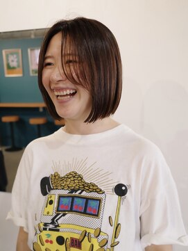 ヨー(Yoh-) 【ミニボブ/阿部達哉】ショートボブ/顔まわりカット/ショート