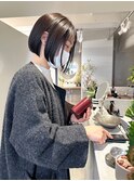 ミニボブ/アッシュカラー　【ボブ/小林駅】